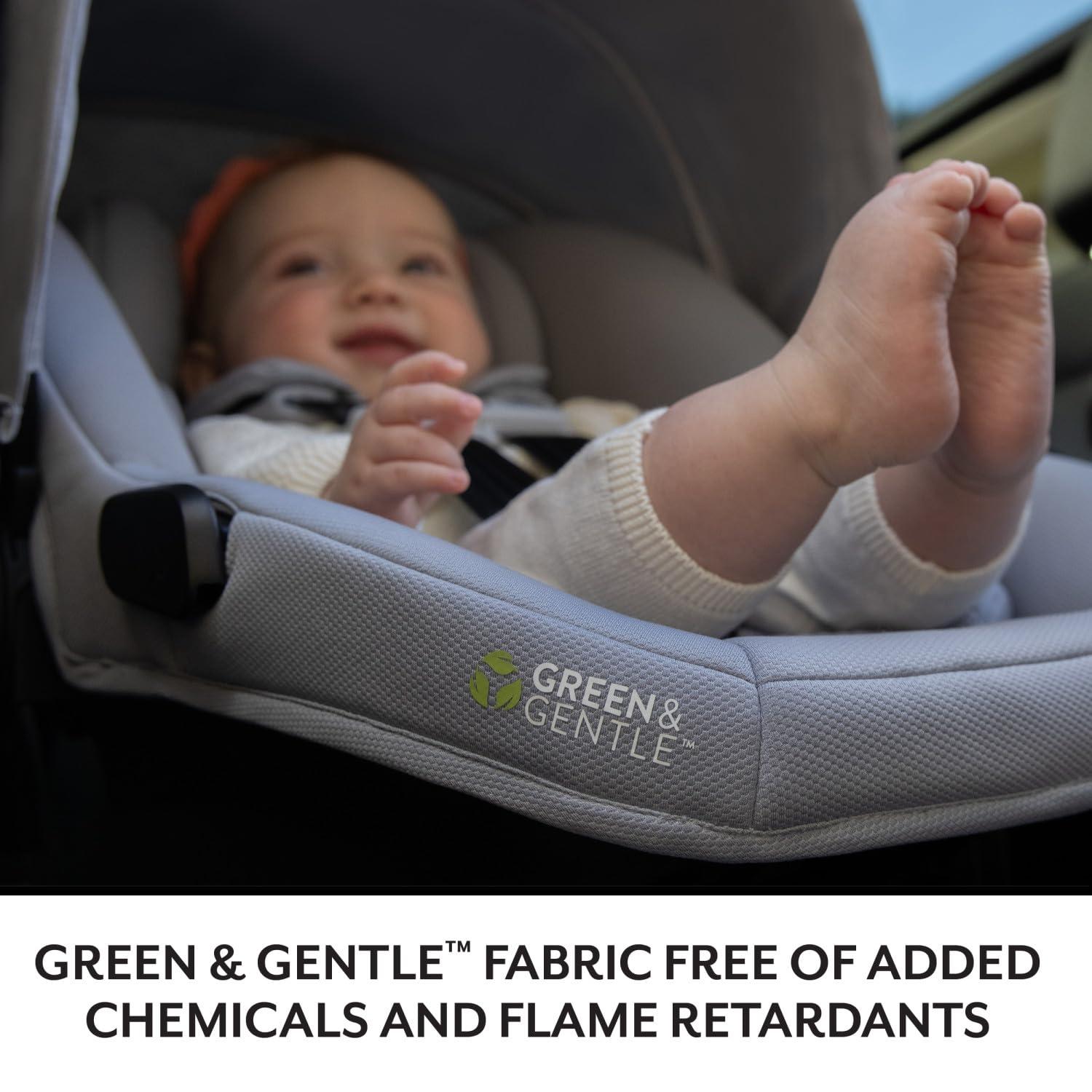 image:imageEvenflo LiteMax NXT RearFacing Lightweight Preemie and Infant Car Seat 330lbs with SensorSafe Easy Install with Base Anchor GrayAgate