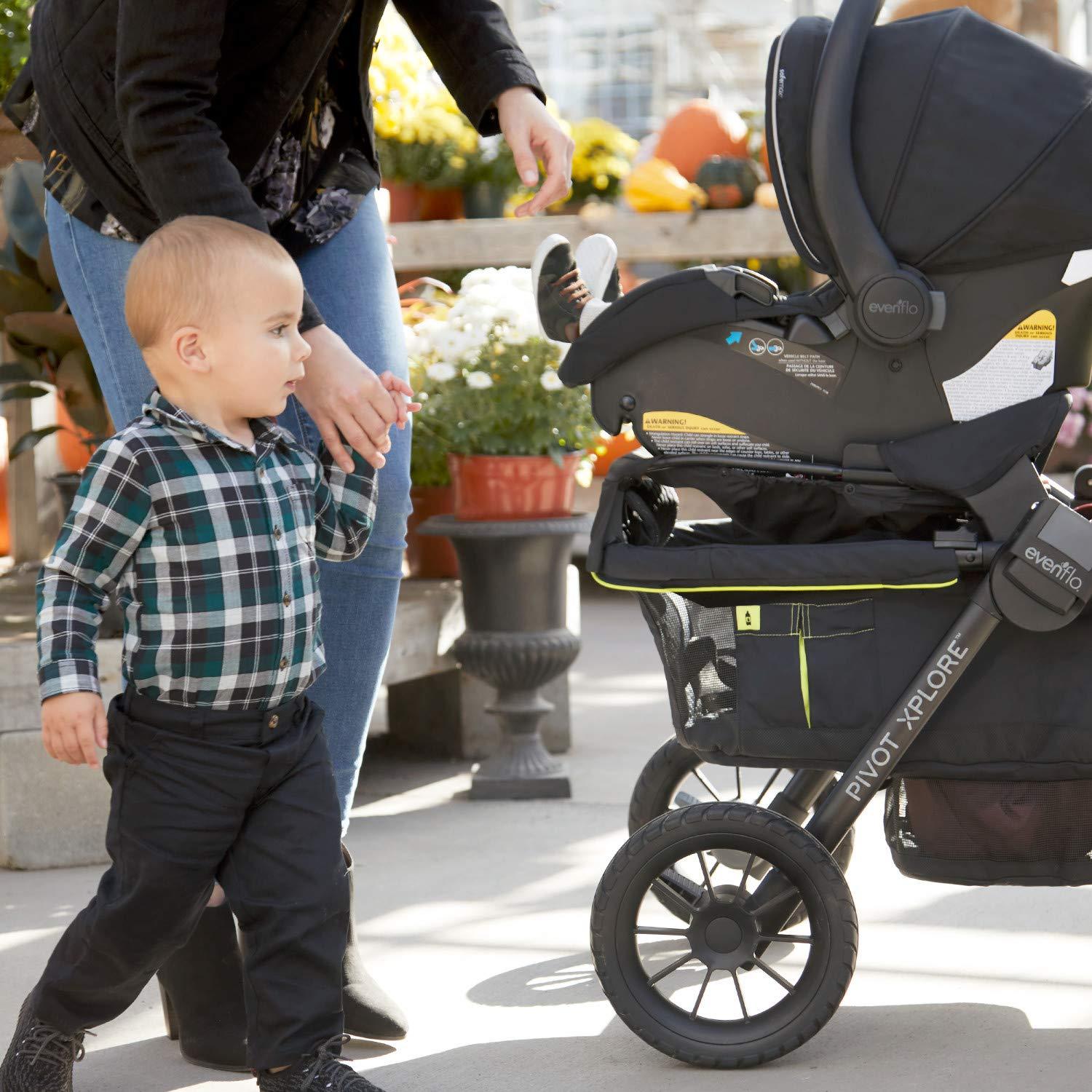 image:imageEvenflo Pivot Xplore Infant Car Seat Adapter Black Compatible with Evenflo Pivot Xplore and Pivot Xplore Dreamz Stroller Wagons