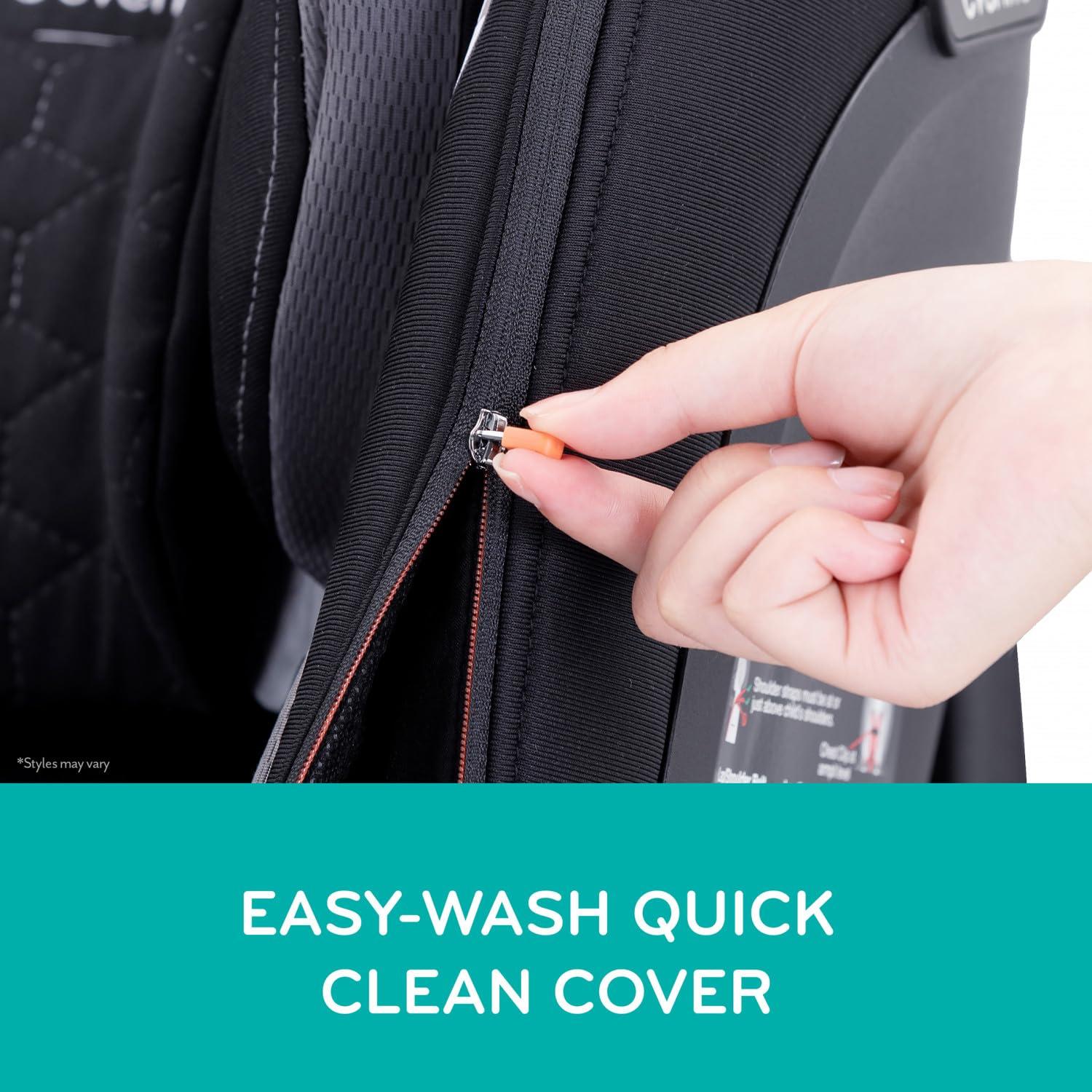 image:imageEvenflo Revolve360 Extend Convertible Car Seat with 360 Degree Rotation Extended RearFacing ForwardFacing Booster Mode and Secure LATCH Install Revere GrayRockland Green
