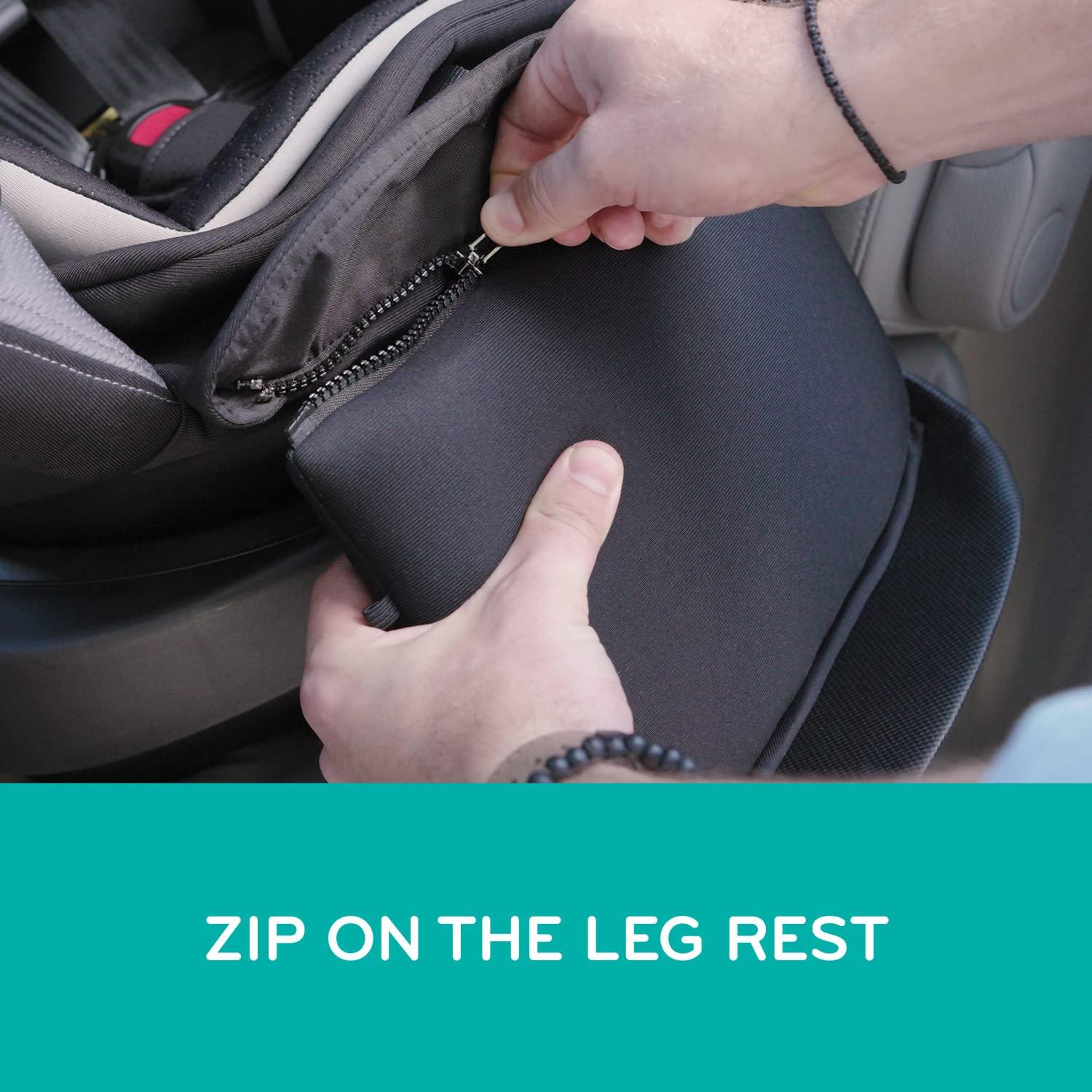 image:imageEvenflo Revolve360 Extend Convertible Car Seat with 360 Degree Rotation Extended RearFacing ForwardFacing Booster Mode and Secure LATCH Install Revere GrayRowe Pink