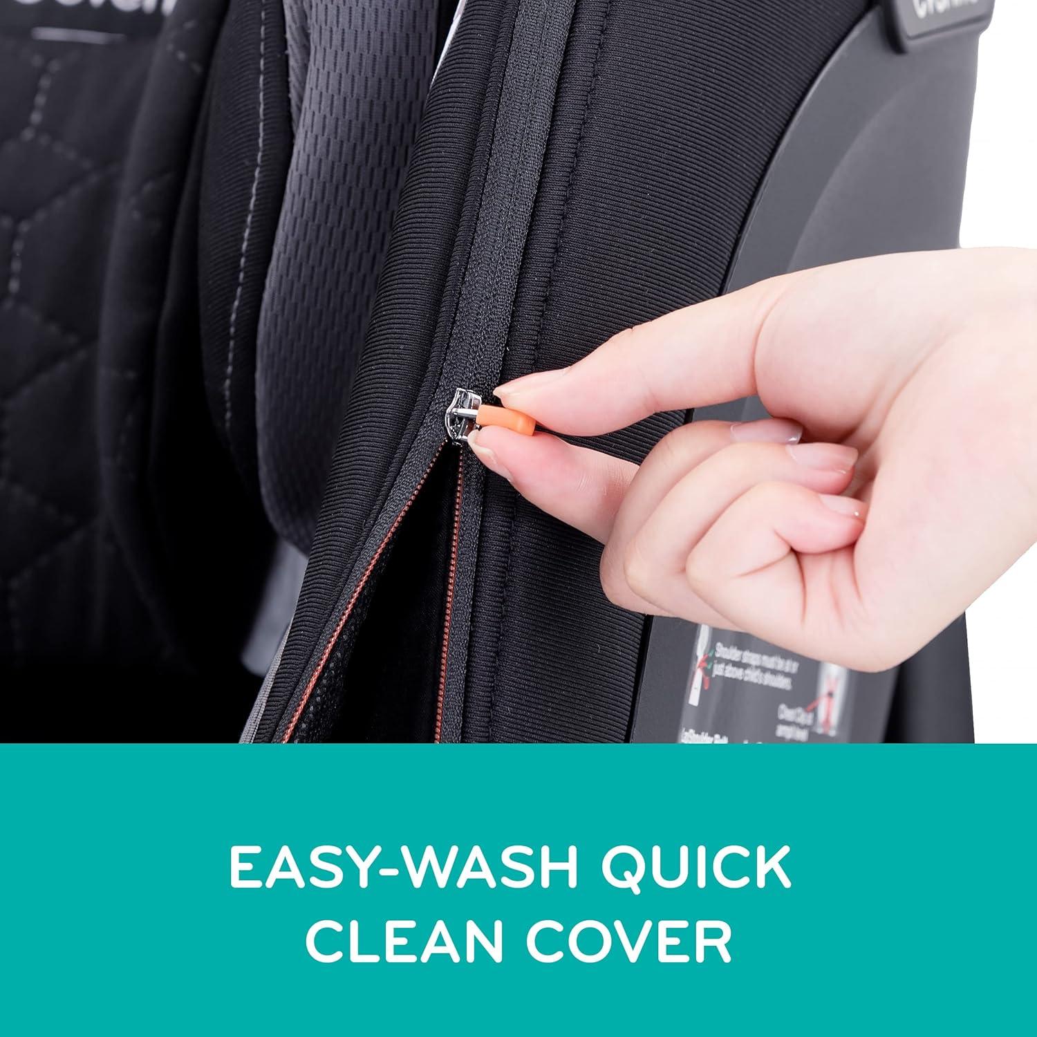 image:imageEvenflo Revolve360 Extend Convertible Car Seat with 360 Degree Rotation Extended RearFacing ForwardFacing Booster Mode and Secure LATCH Install Revere GrayRockland Green