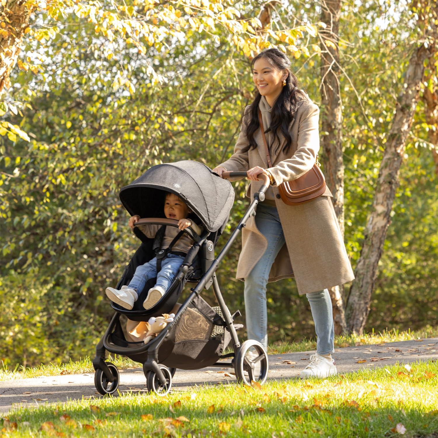 image:imageEvenflo Shyft Intuiti Travel System with Revolve180 LiteMax NXT Rotating RearFacing Lightweight Preemie and Infant Car Seat 330 lbs Black ShaleAmaranth Pink