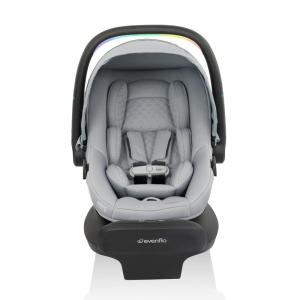 image:imageEvenflo LiteMax NXT RearFacing Lightweight Preemie and Infant Car Seat 330lbs with SensorSafe Easy Install with Base Anchor GrayQuartz