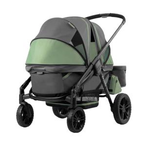 image:imageEvenflo Pivot Xplore AllTerrain Stroller Wagon Adventurer GrayVoyager Green