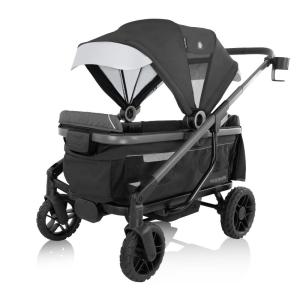 image:imageEvenflo Shyft Rideshare AllTerrain Performance Stroller Wagon Sterling Black
