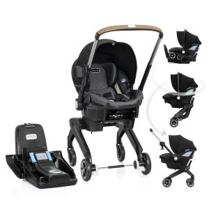 image:imageEvenflo Shyft DualRide Infant Car Seat Stroller Combo with Carryall Storage Boone GrayBoone Gray