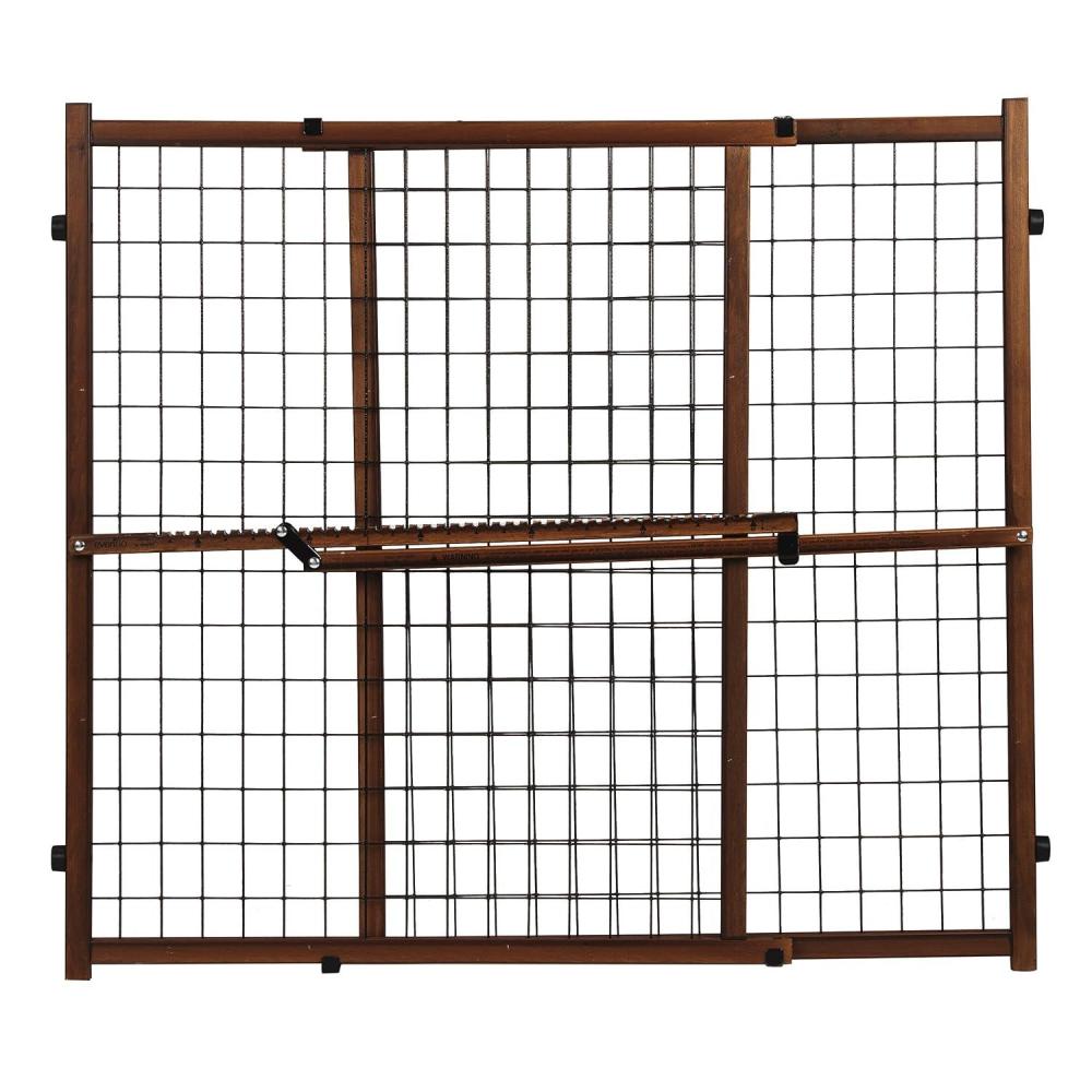 image:imageEvenflo Position amp Lock Tall and Wide Value Adjustable Baby Gate Farmhouse CollectionFarmhouse Collection