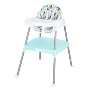 image:imageEvenflo Eat and Grow 4in1 Convertible High Chair Pop Star WhitePrism Triangles