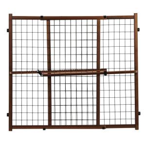 image:imageEvenflo Position amp Lock Tall and Wide Value Adjustable Baby Gate Farmhouse CollectionFarmhouse Collection