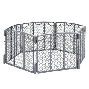image:imageEvenflo Versatile Play Space Adjustable Play Area 6Panel Cool GrayCool Gray