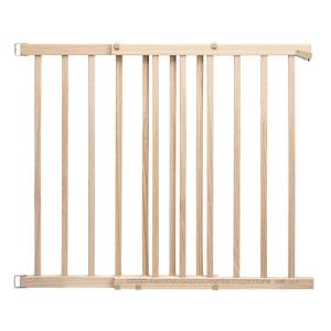 image:imageEvenflo WalkThru Top of Stairs Baby Gate Natural Wood