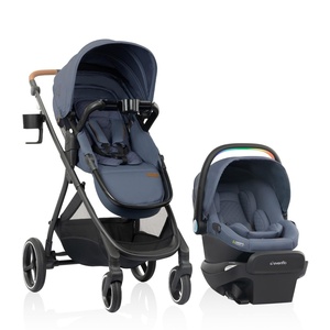 image:imageEvenflo Shyft Intuiti Travel System Featuring Revolve180 LiteMax NXT Rotating RearFacing Lightweight Preemie and Infant Car Seat with SensorySoothe 330 lbs Dubhan BlackFlint
