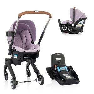 image:imageEvenflo Shyft DualRide Infant Car Seat Stroller Combo w Carryall Storage and Green amp Gentle Fabric AgateAgate