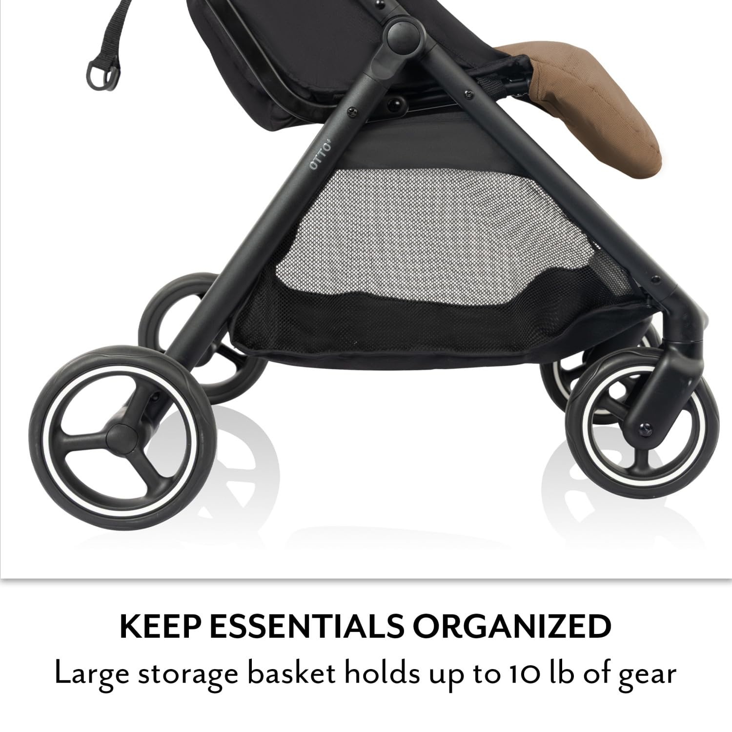 image:imageEvenflo Otto Travel System wLiteMax Infant Car Seat Light Weight One Hand Gravity Fold Chia BlackChia Black