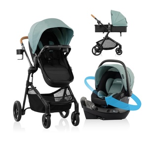 image:imagePivot NXT Travel System with Litemax NXT Infant Car Seat Pacific GreenPacific Green